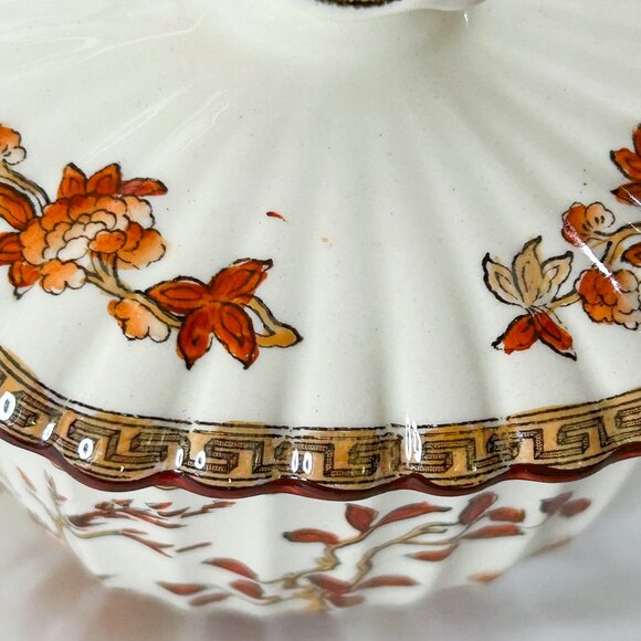 Copeland Spode India Tree Vintage Sugar Bowl and Creamer - Picture 9 of 12